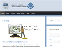 Tablet Screenshot of netforgeweb.com